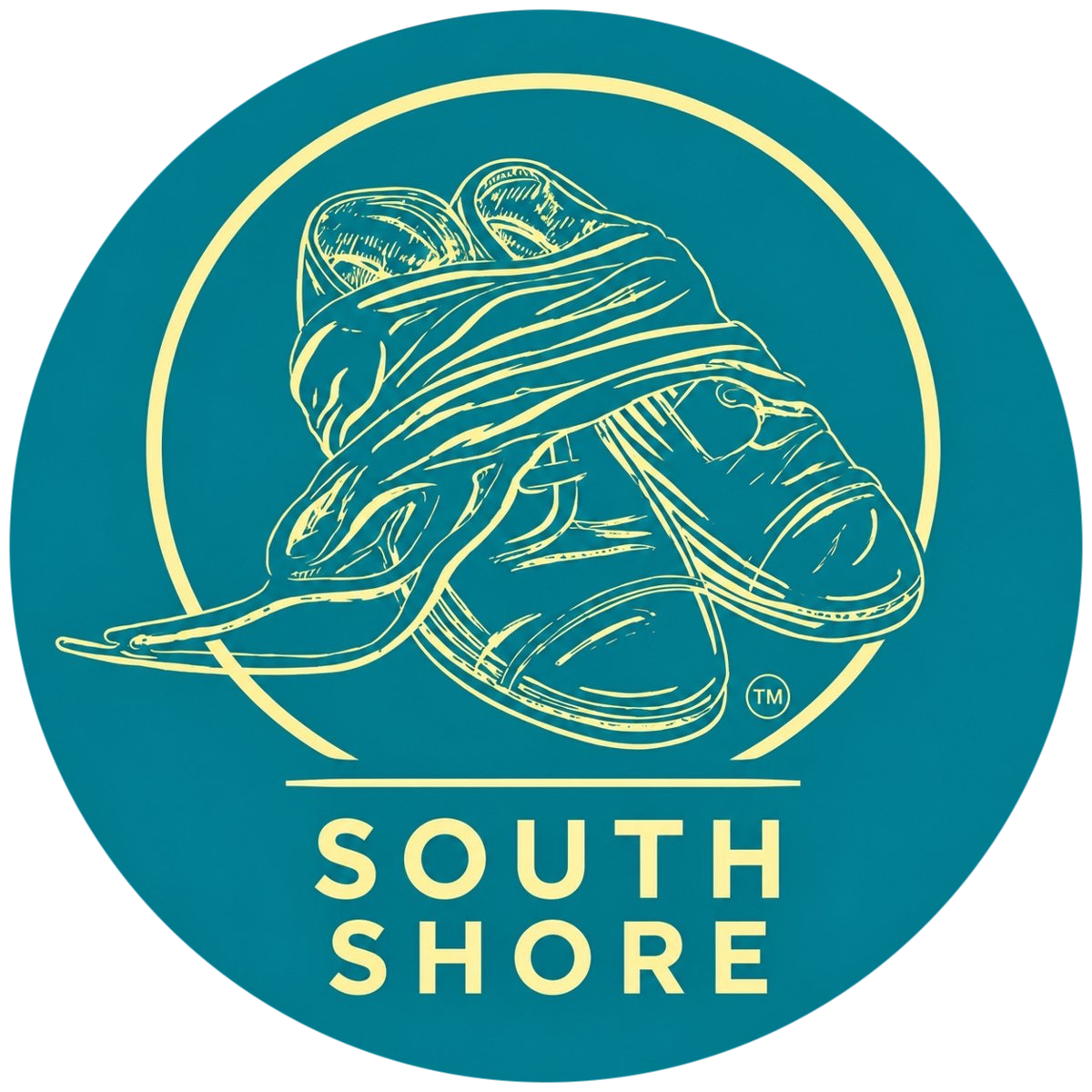 South Shore bronze shoes emblem