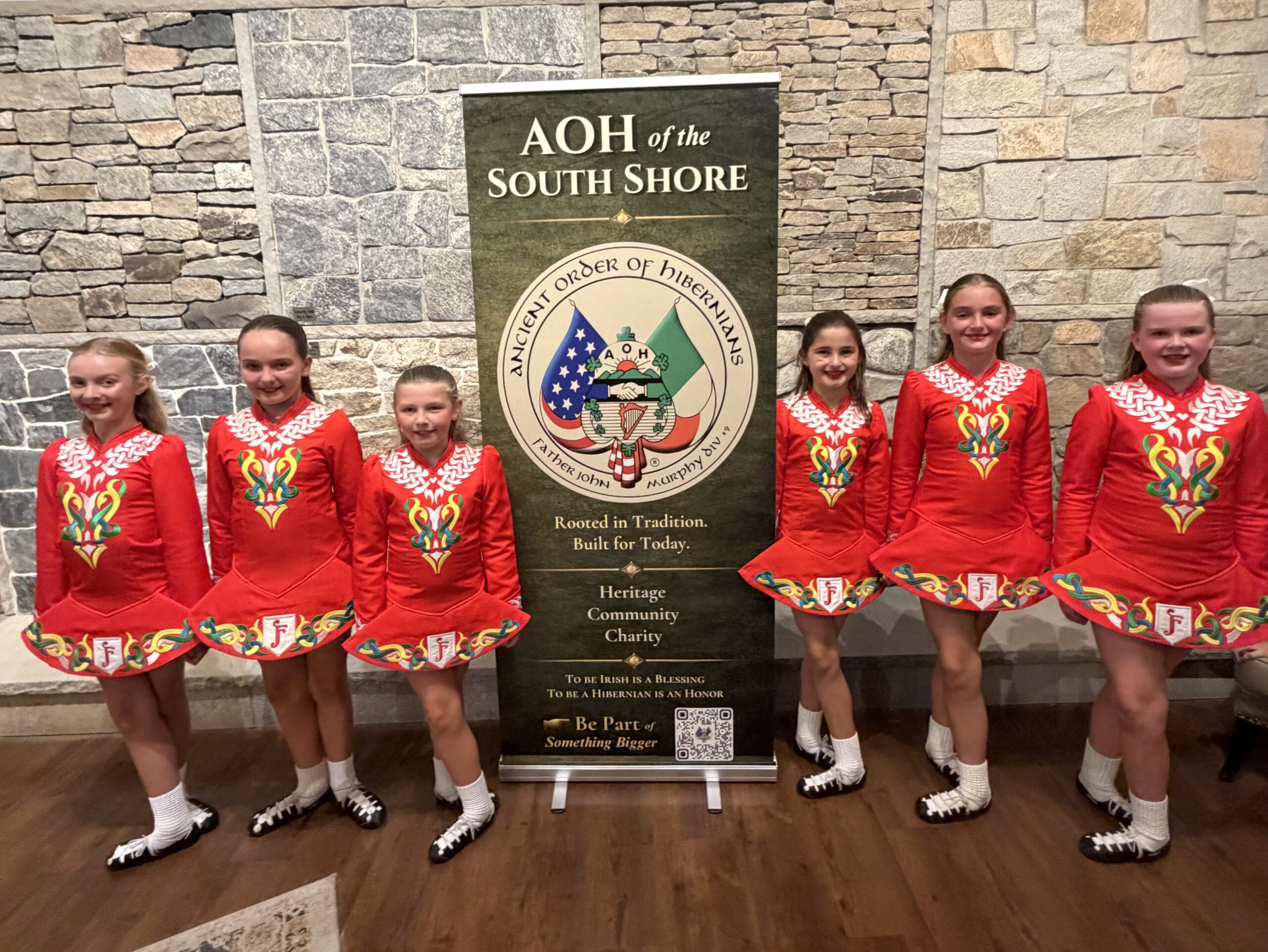 Irish dancers at the launch reception